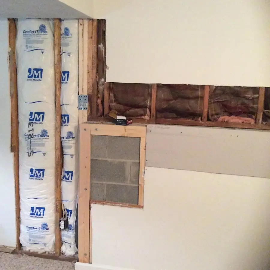 Wall insulation replacement during Odor Removal & Deodorization in Woodhaven